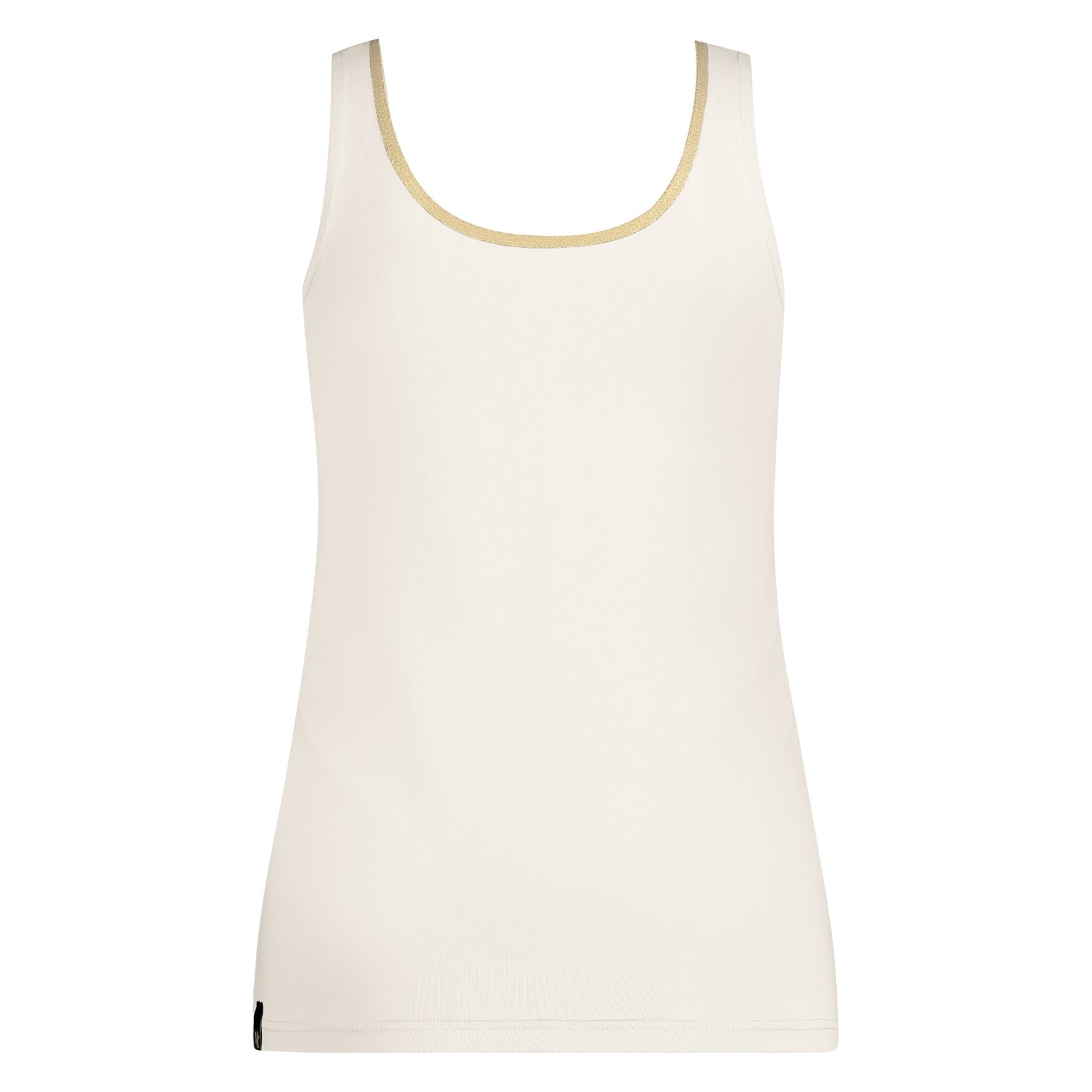 Juba Singlet | Offwhite/Gold