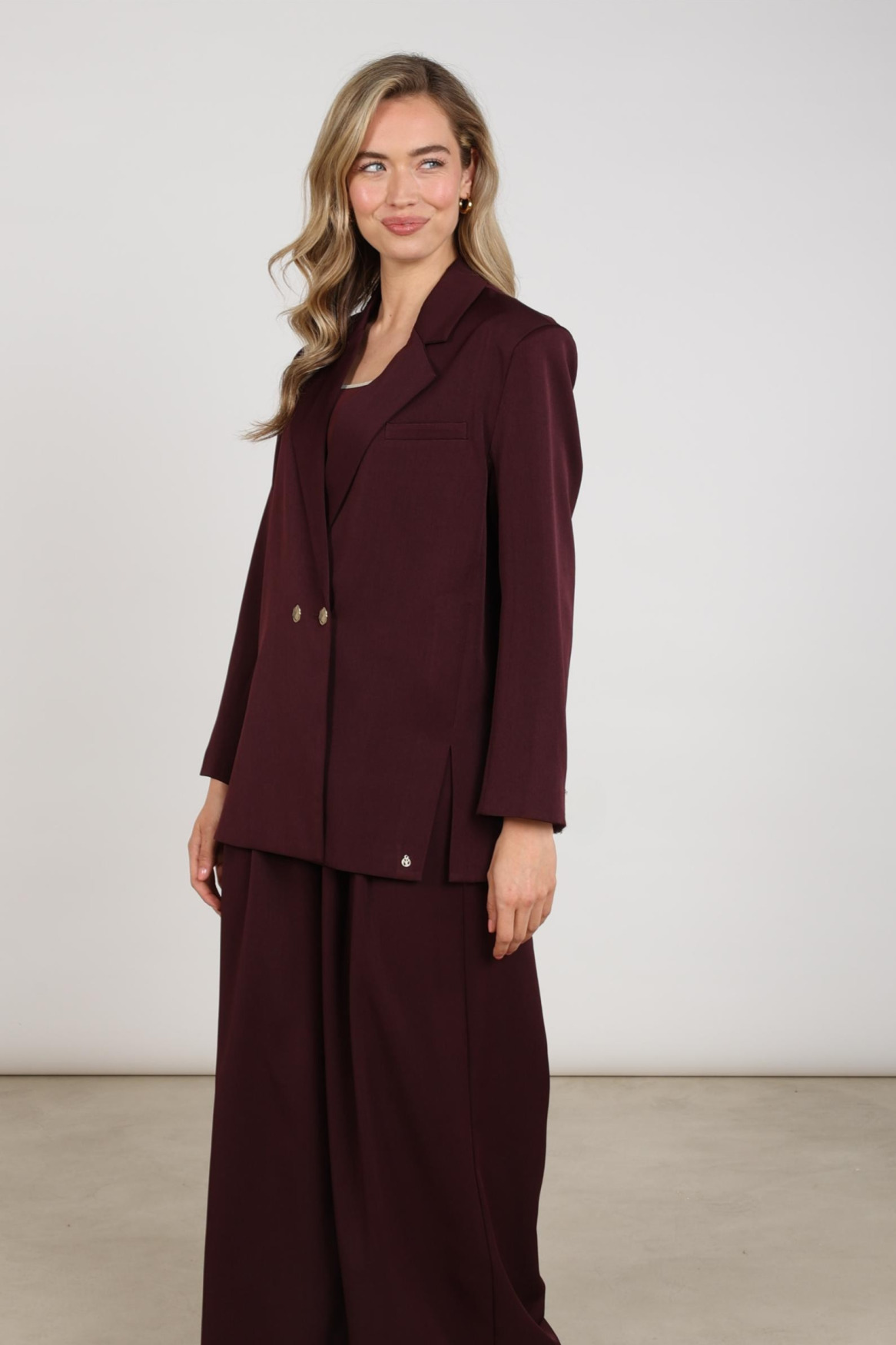 Darcey Blazer | Cherry