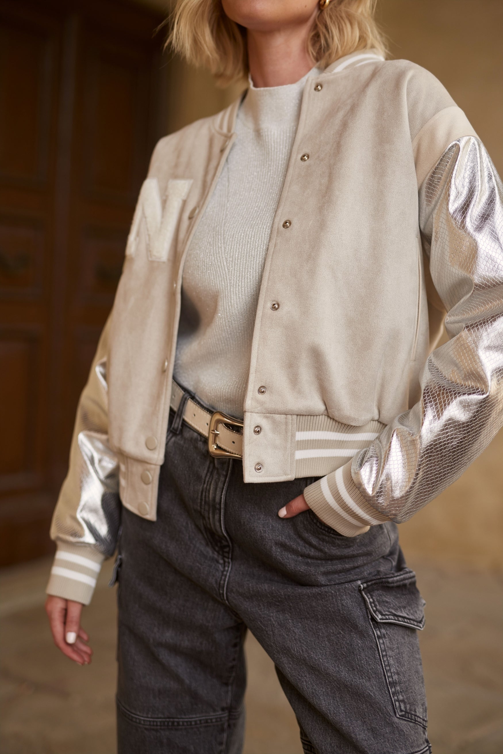 Gent Jacket | Sand/Silver