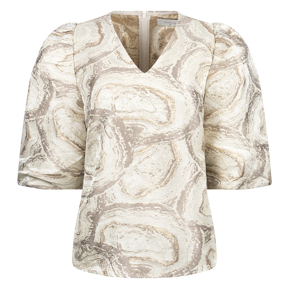 Mirthe Top | Offwhite/Fango