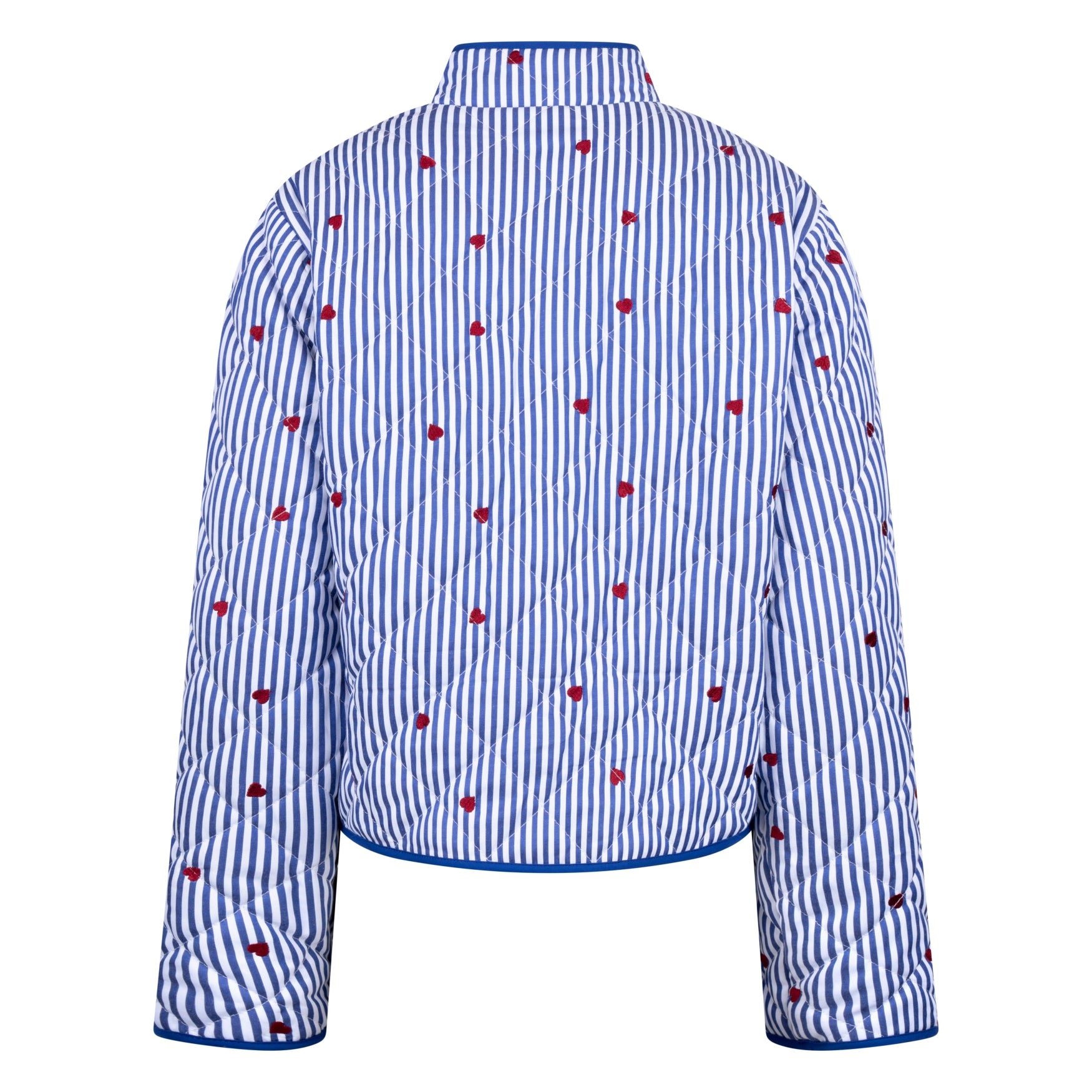 June Jacket Stripe | Offwhite/Navy