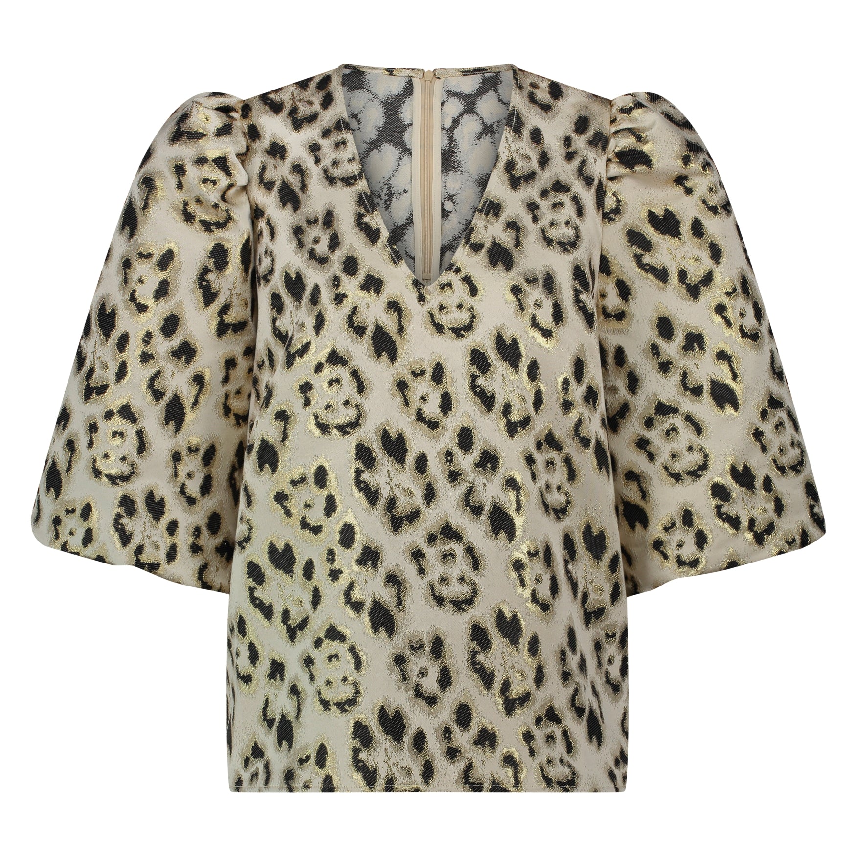 Delilah Blouse Panter | Gold