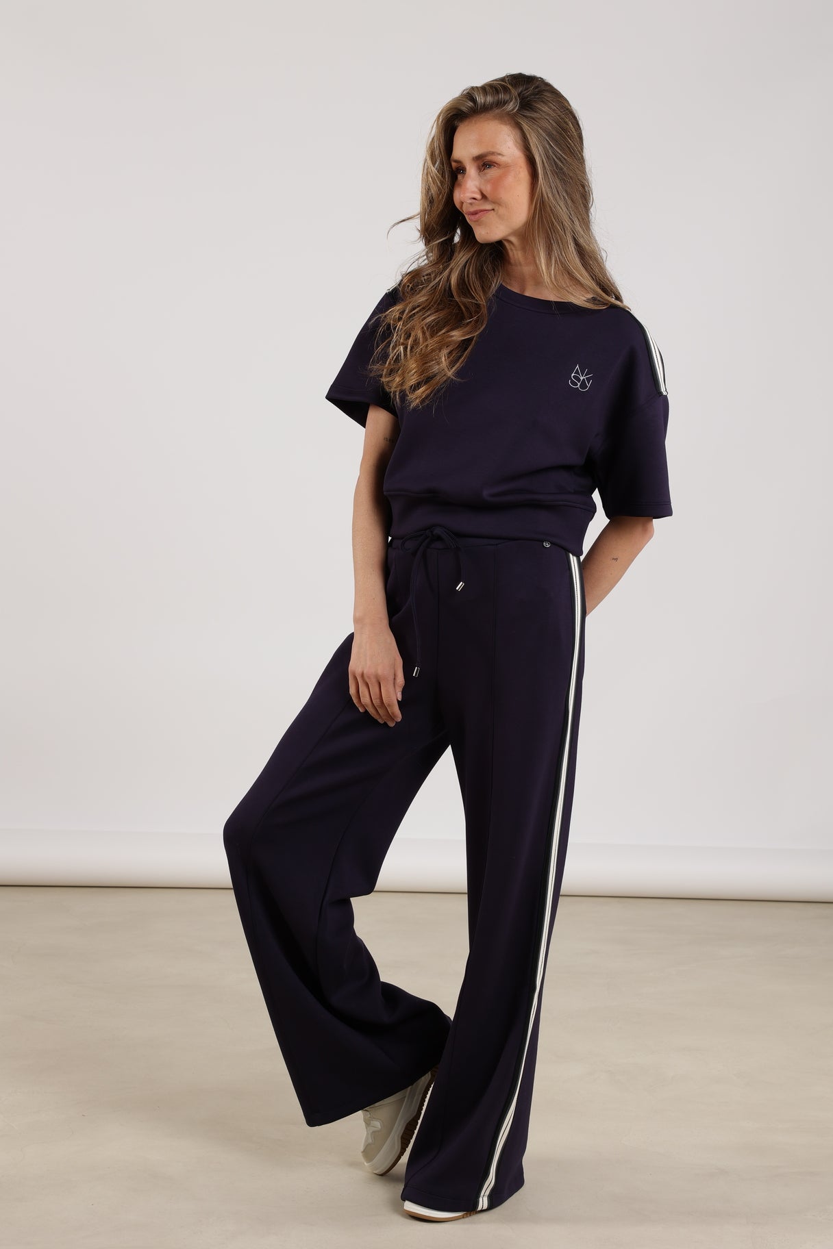Lotte Pullover Scuba Tape (TT) | Navy