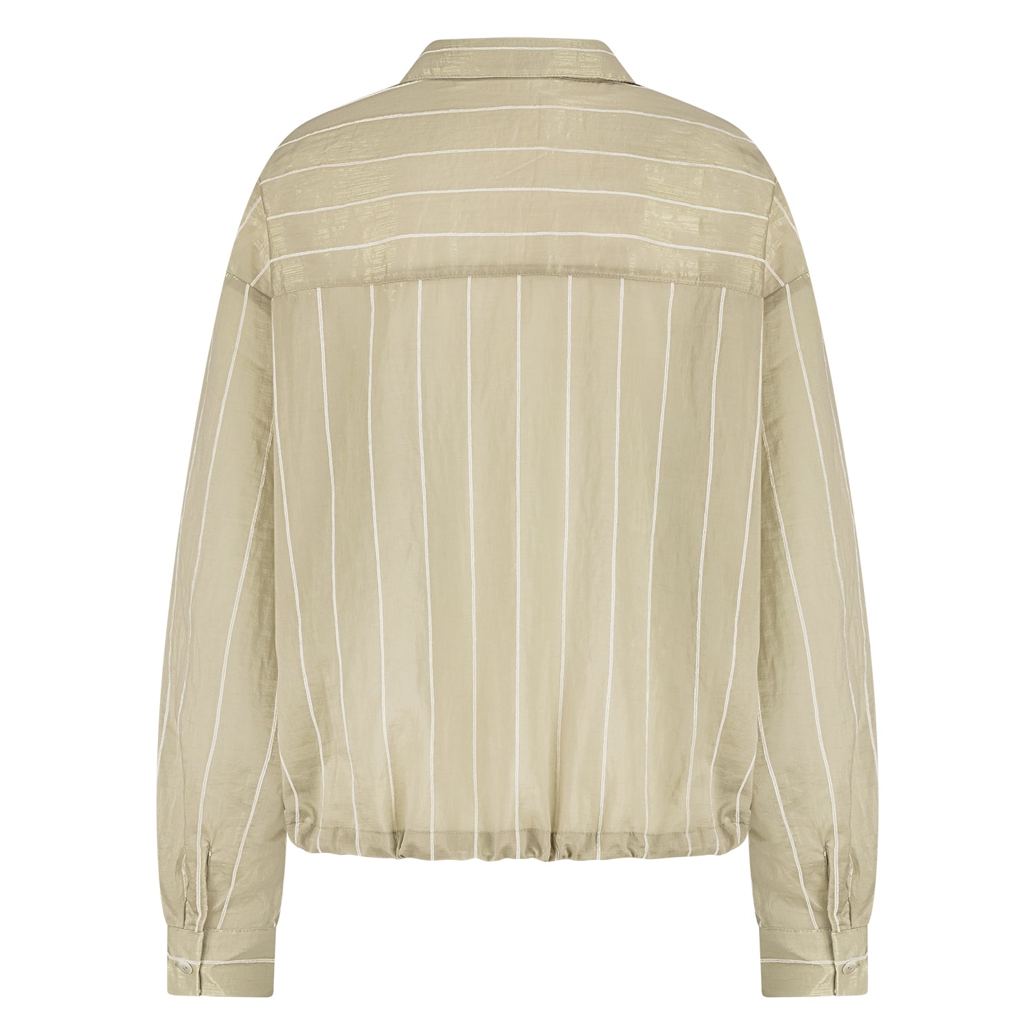 Iris Blouse Stripe | Gold/Off White