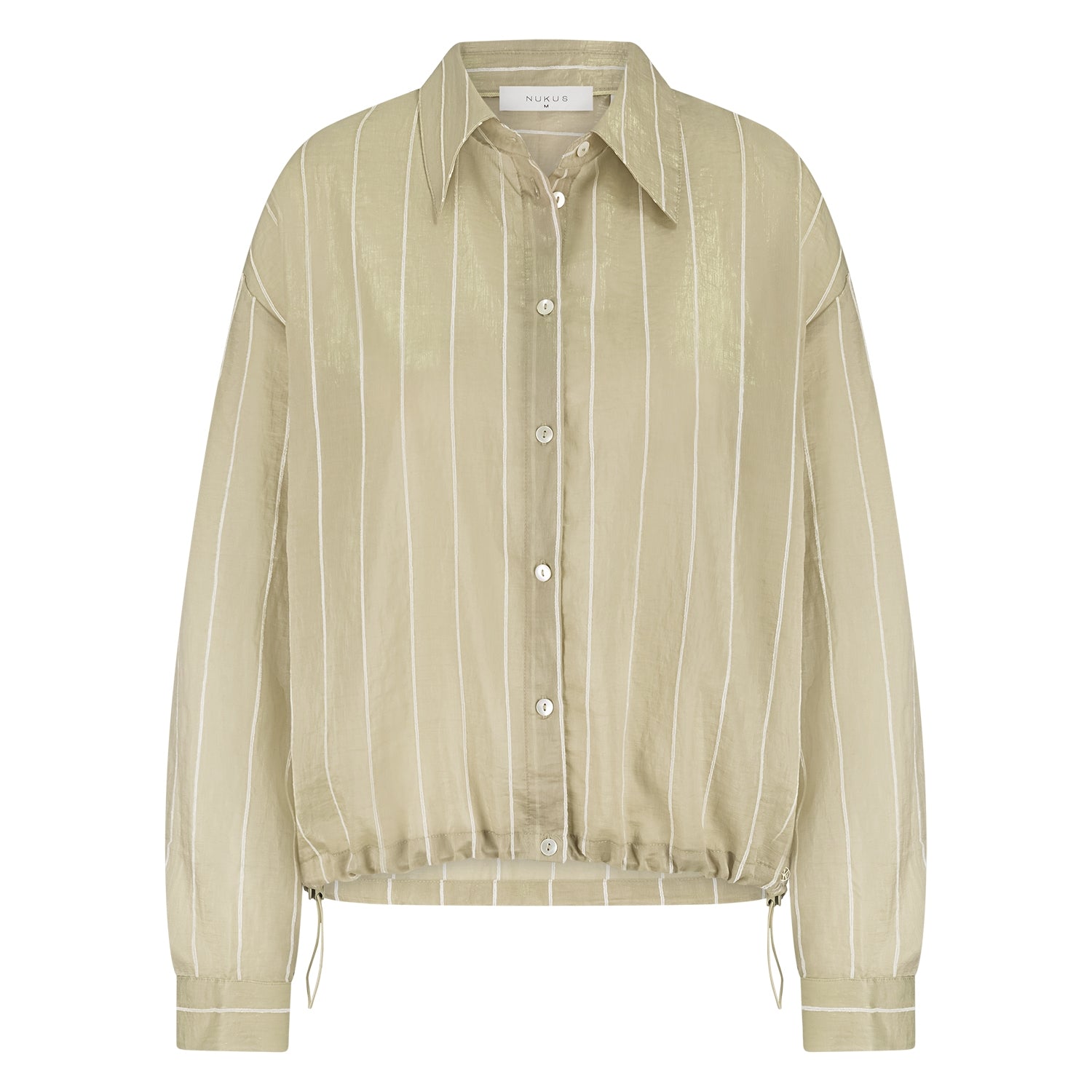 Iris Blouse Stripe | Gold/Off White
