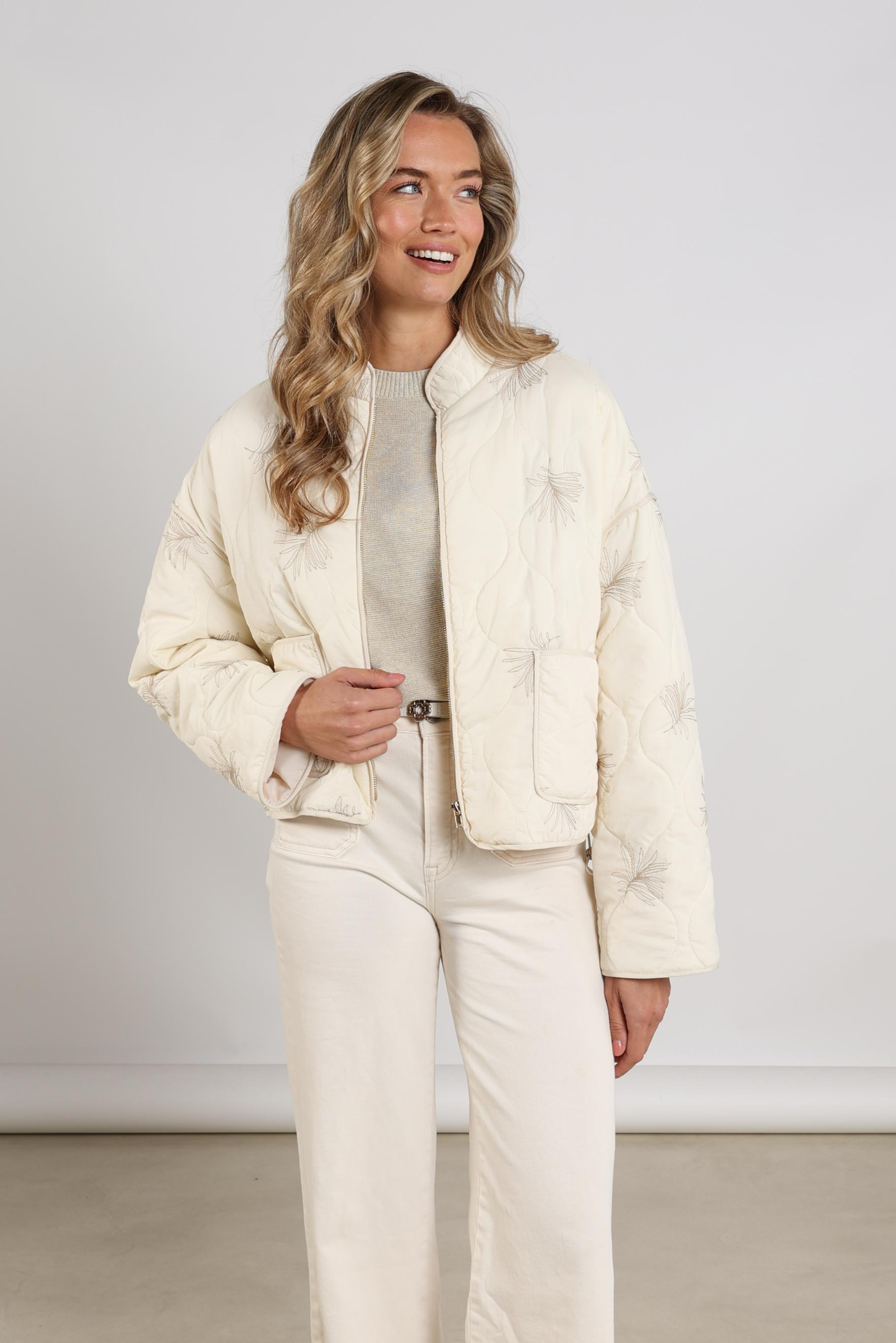 Jane Jacket Embroidery | Sand