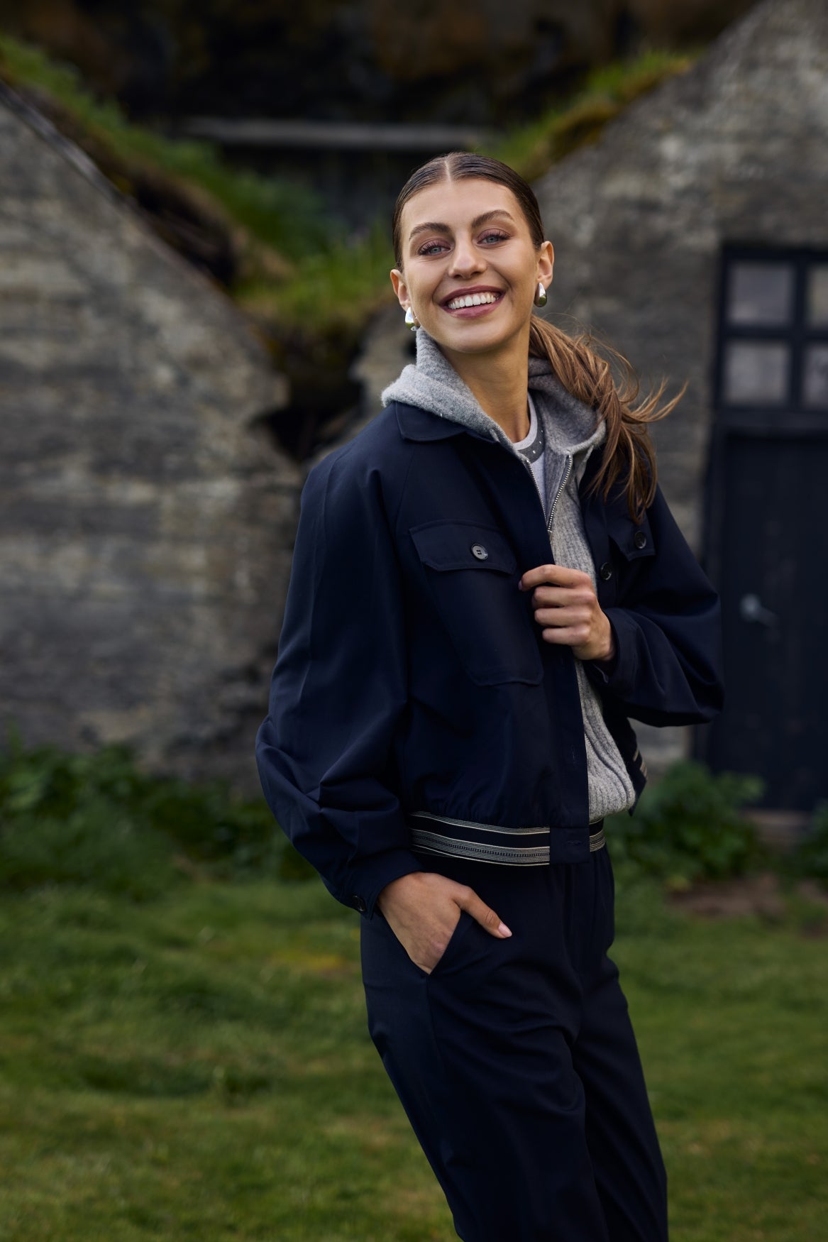 Olivia Jacket | Navy