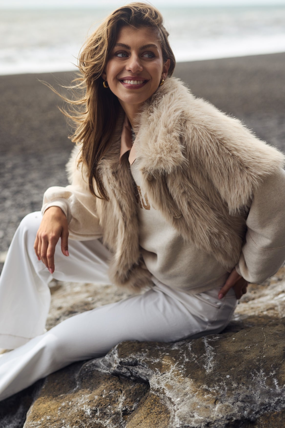 Muse Pullover | Sand Melange