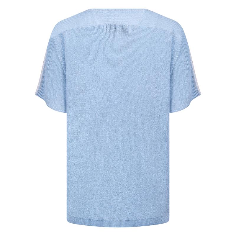 Merla Top Lurex | Cloudy