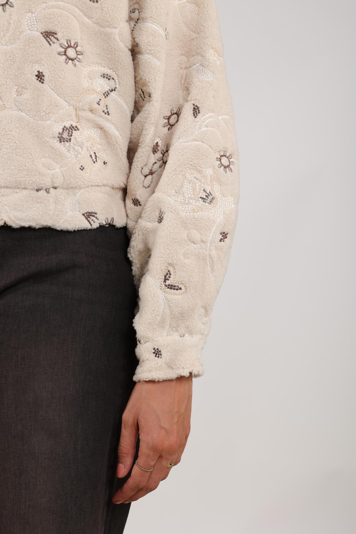Milou Jacket Embroidery | Sand