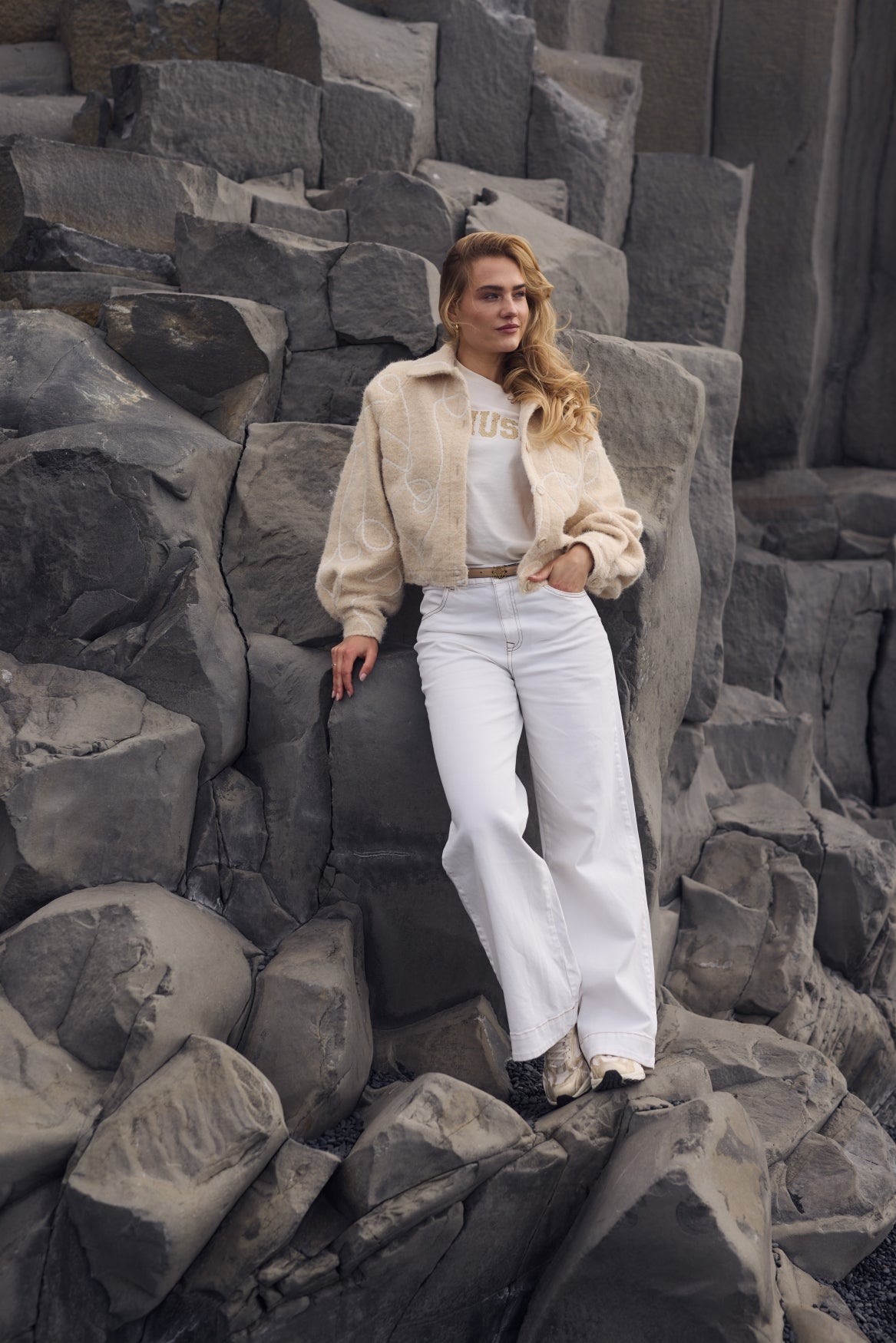 Abby Pants Denim Embroidery | Off White
