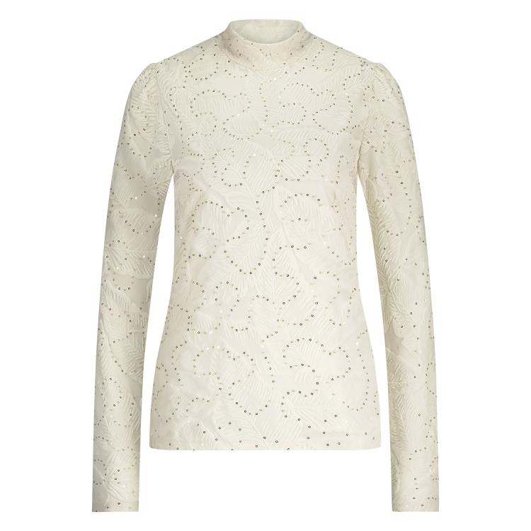 Puck Top Leaf Paillet | Off White