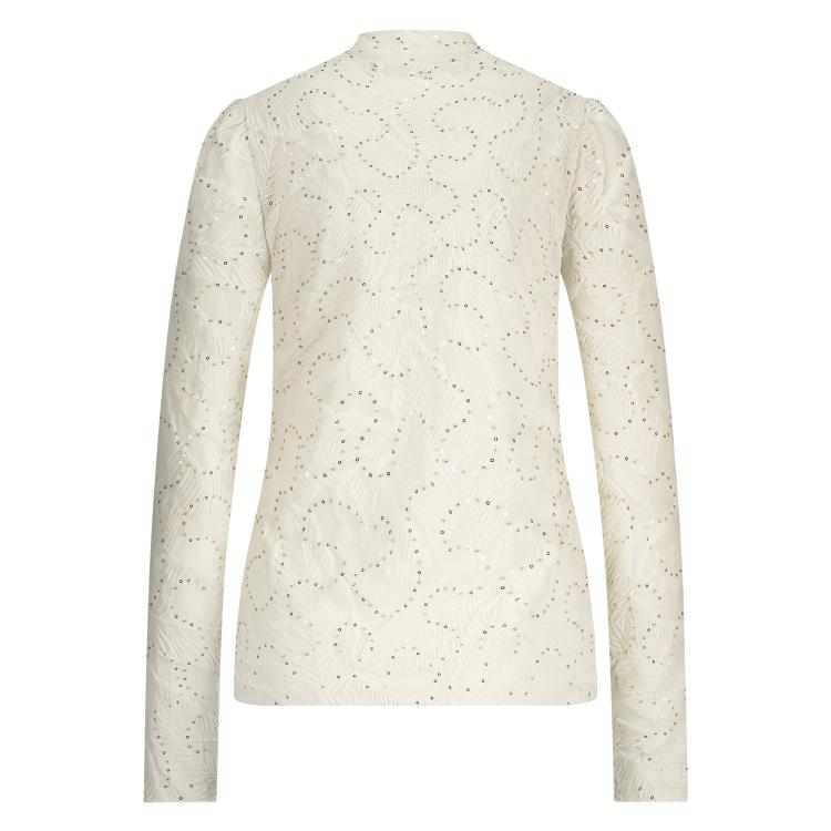 Puck Top Leaf Paillet | Off White