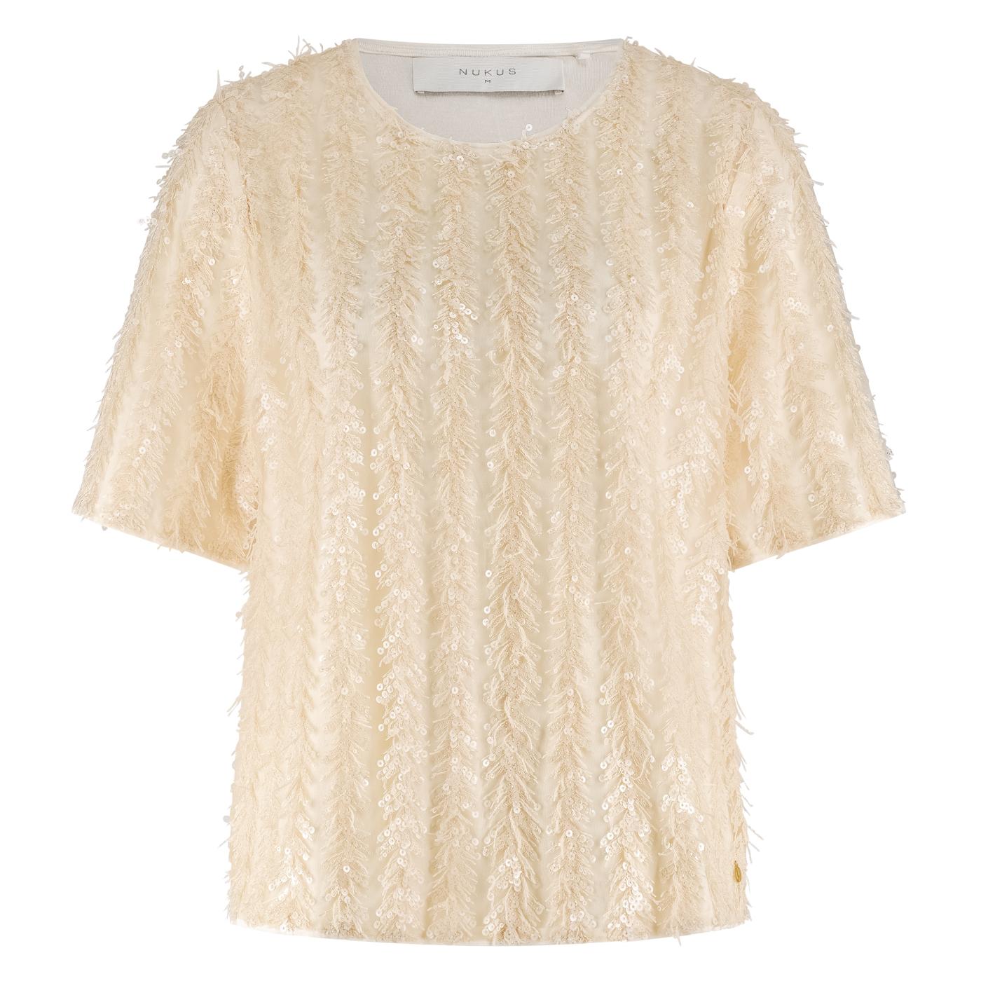 Octavia Top Paillet | Dusty Pink