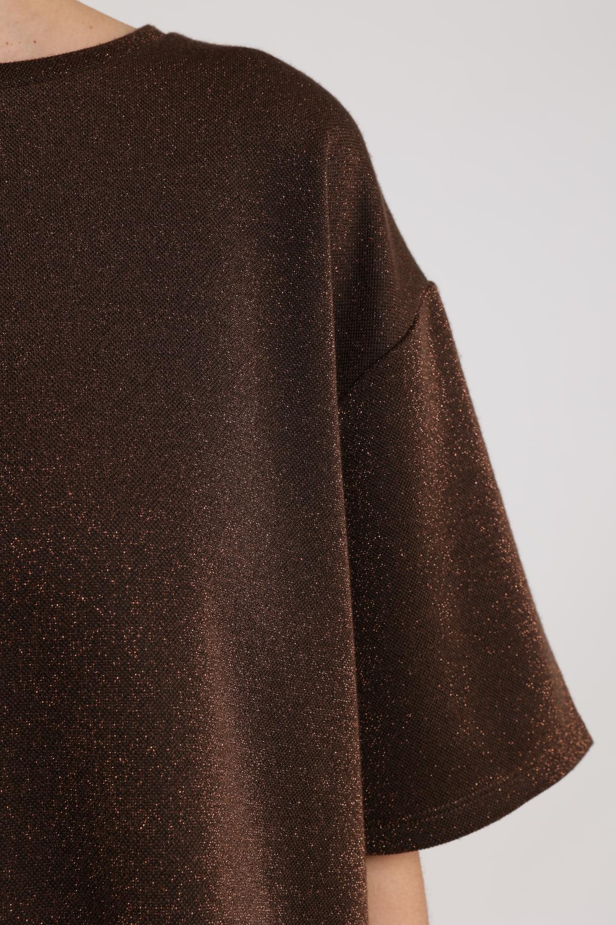 Hilly Top Lurex | Dark Chocolate