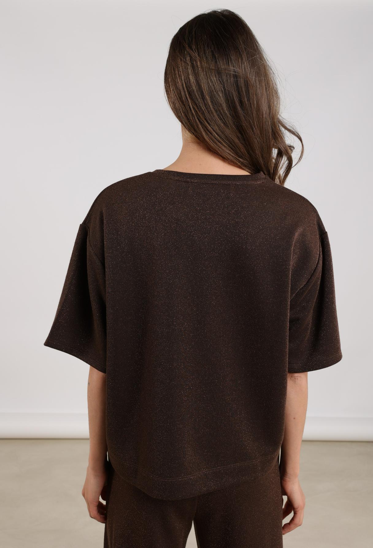Hilly Top Lurex | Dark Chocolate