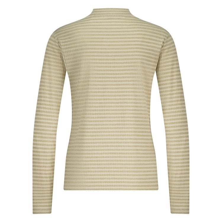 Ivana Top Stripe | Sand/ Gold
