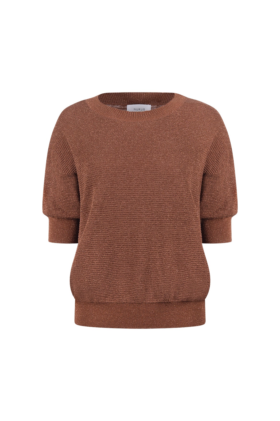 Kinty Top Lurex | Espresso