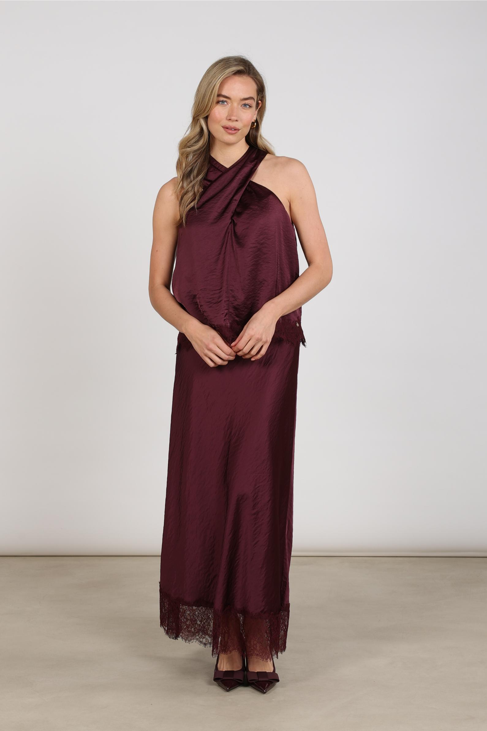 Alie Top Lace | Cherry