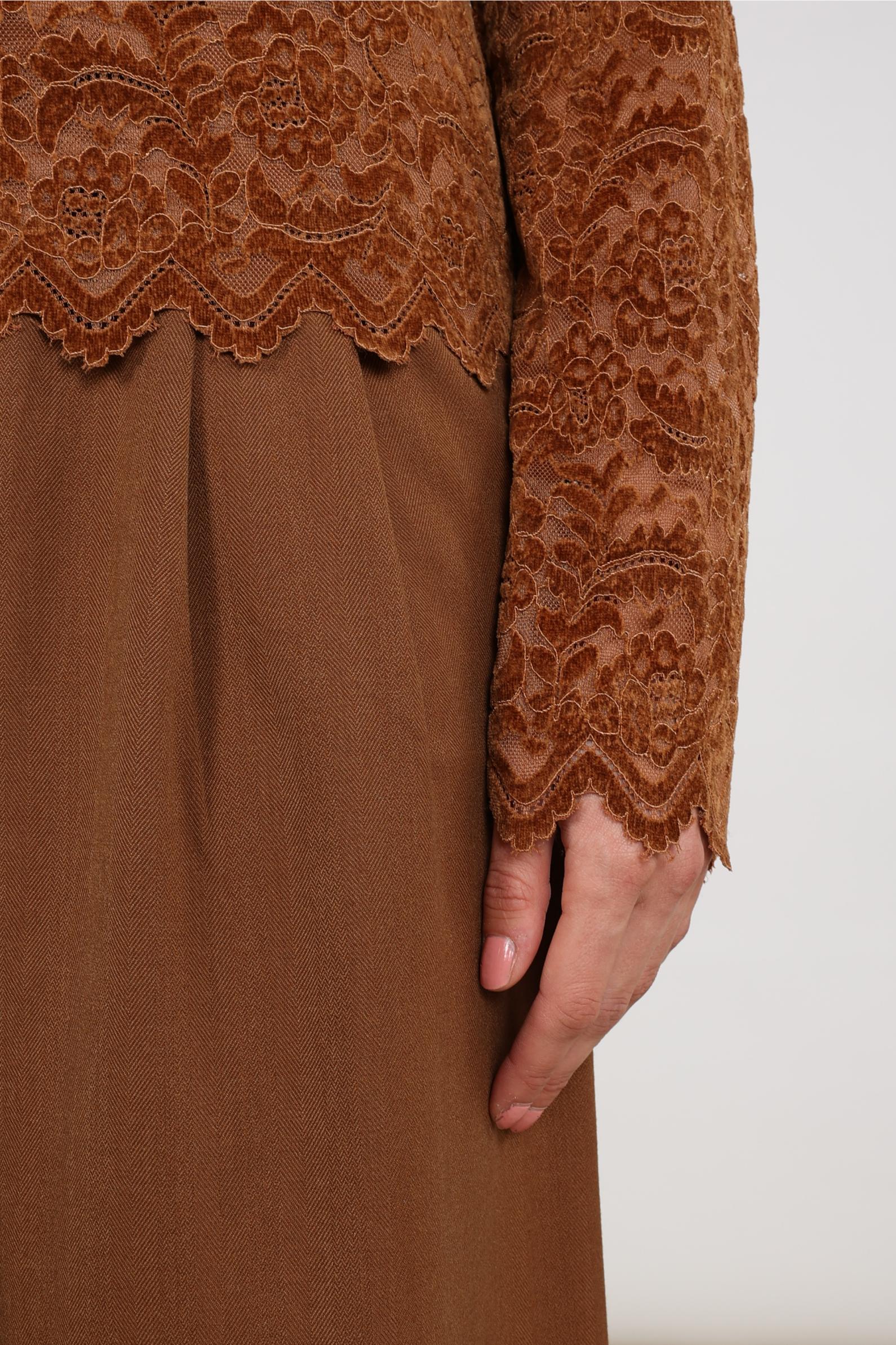 Wies Top Lace | Espresso