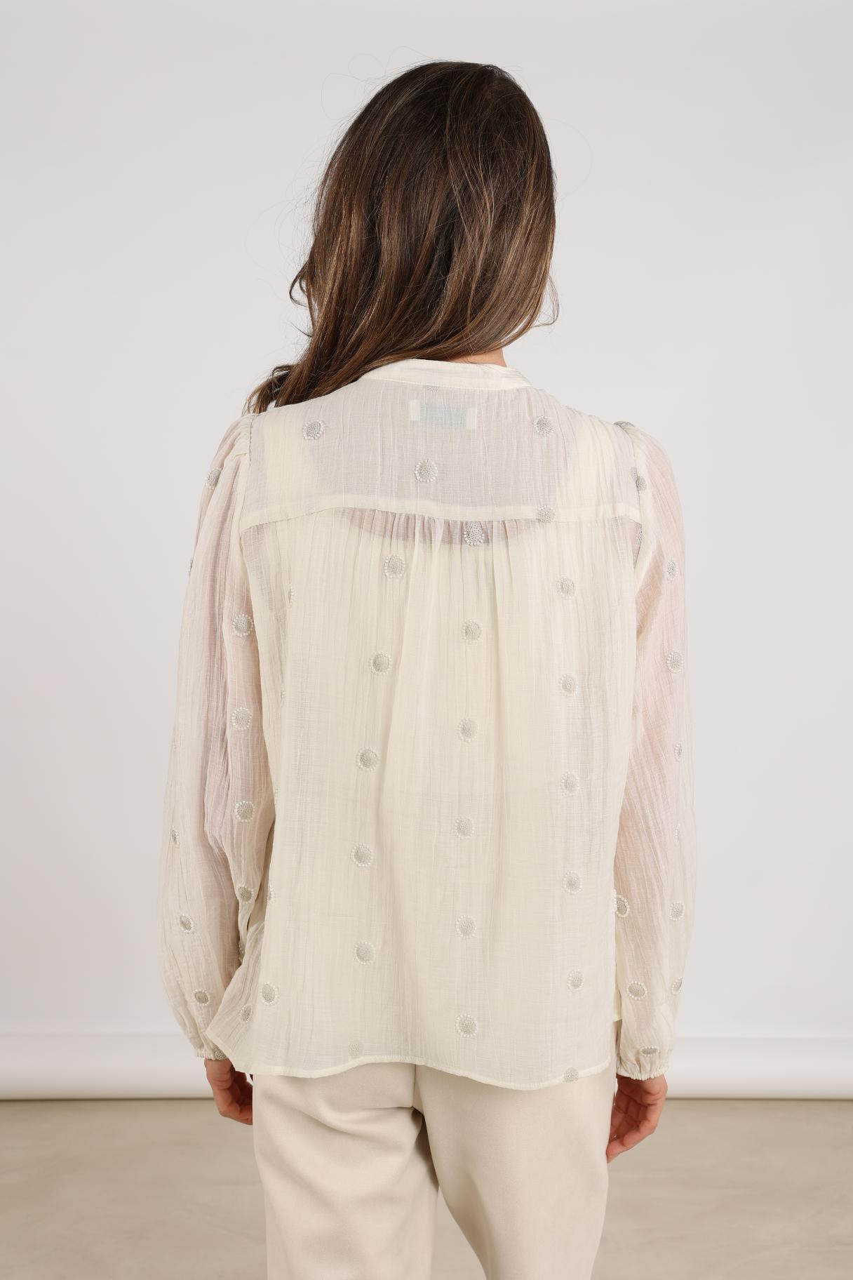 Rosan Blouse Embroidery | Off White