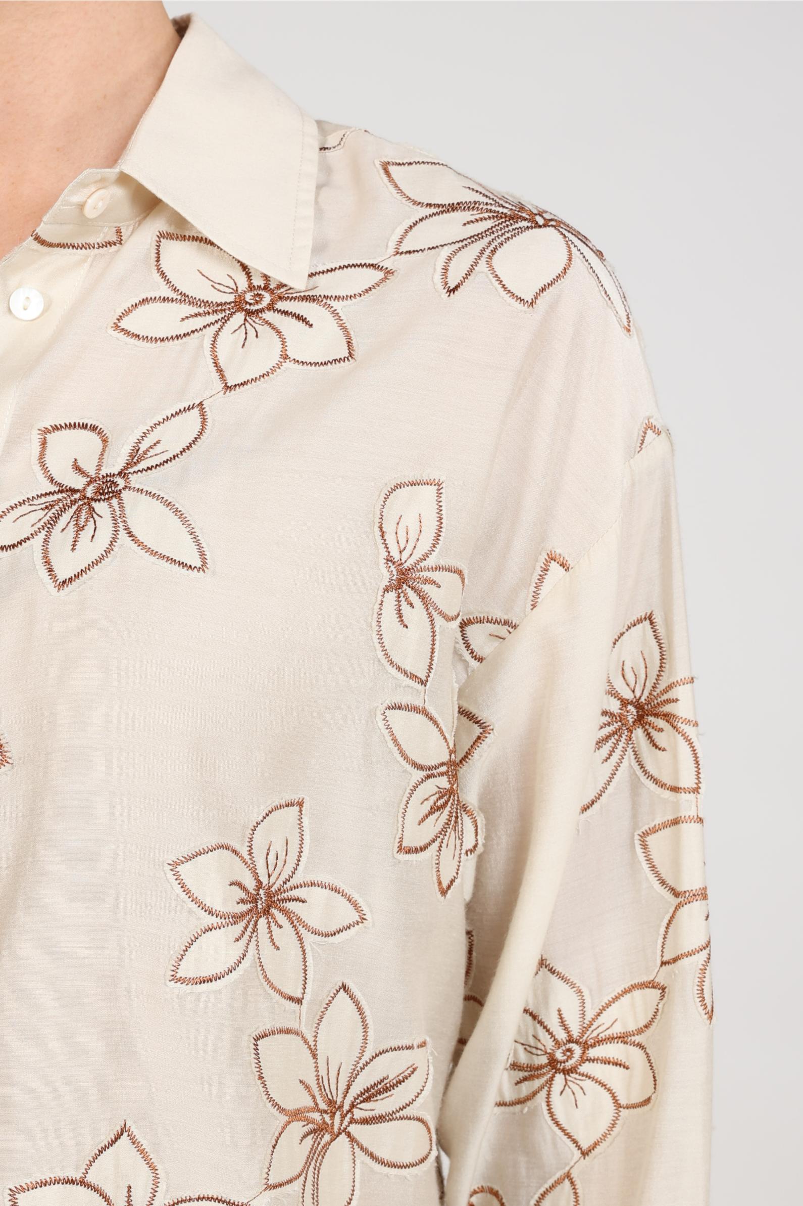 Bailey Blouse Flower | Sand