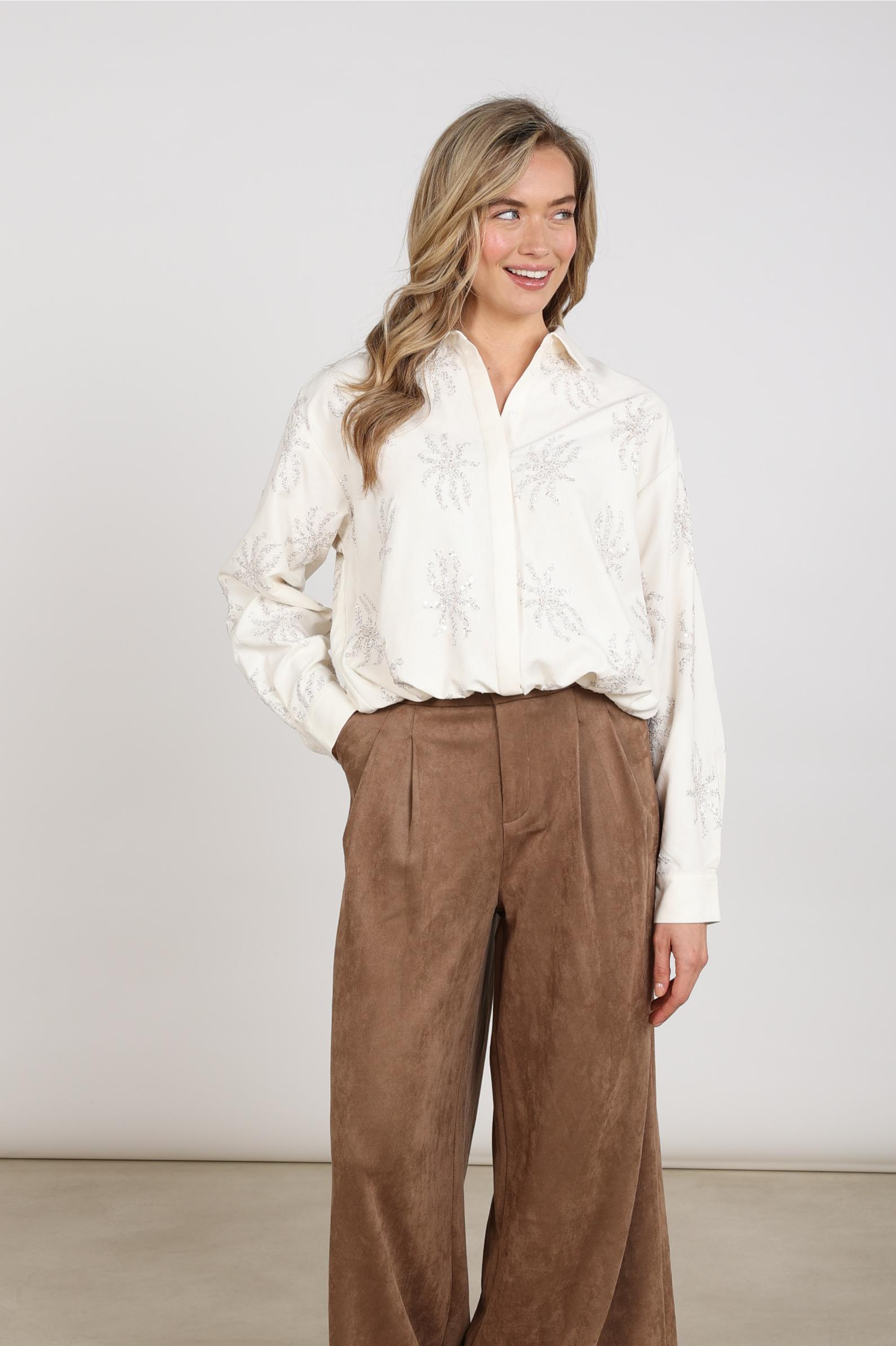 Aster Blouse Paillet | Off White