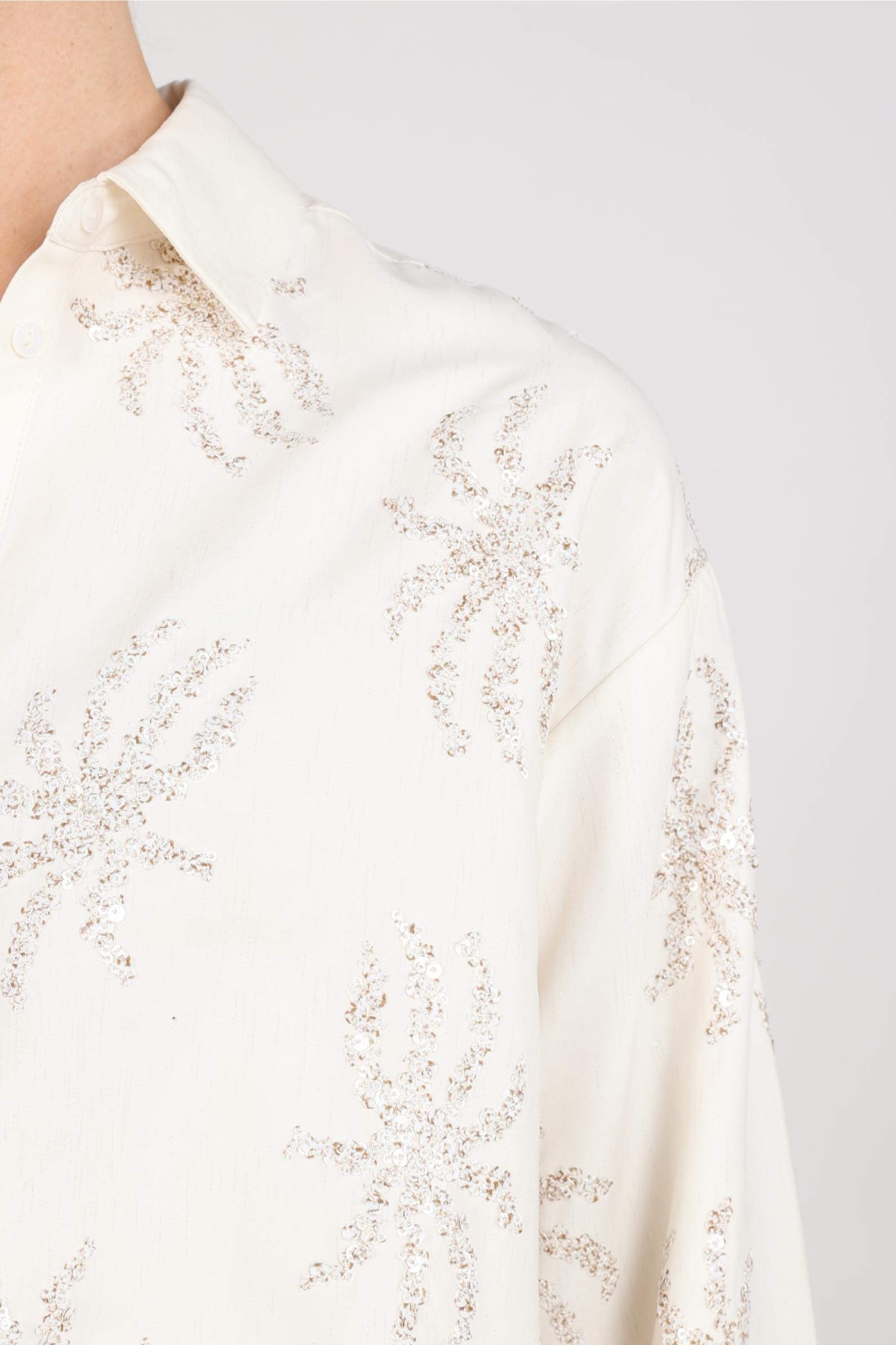 Aster Blouse Paillet | Off White