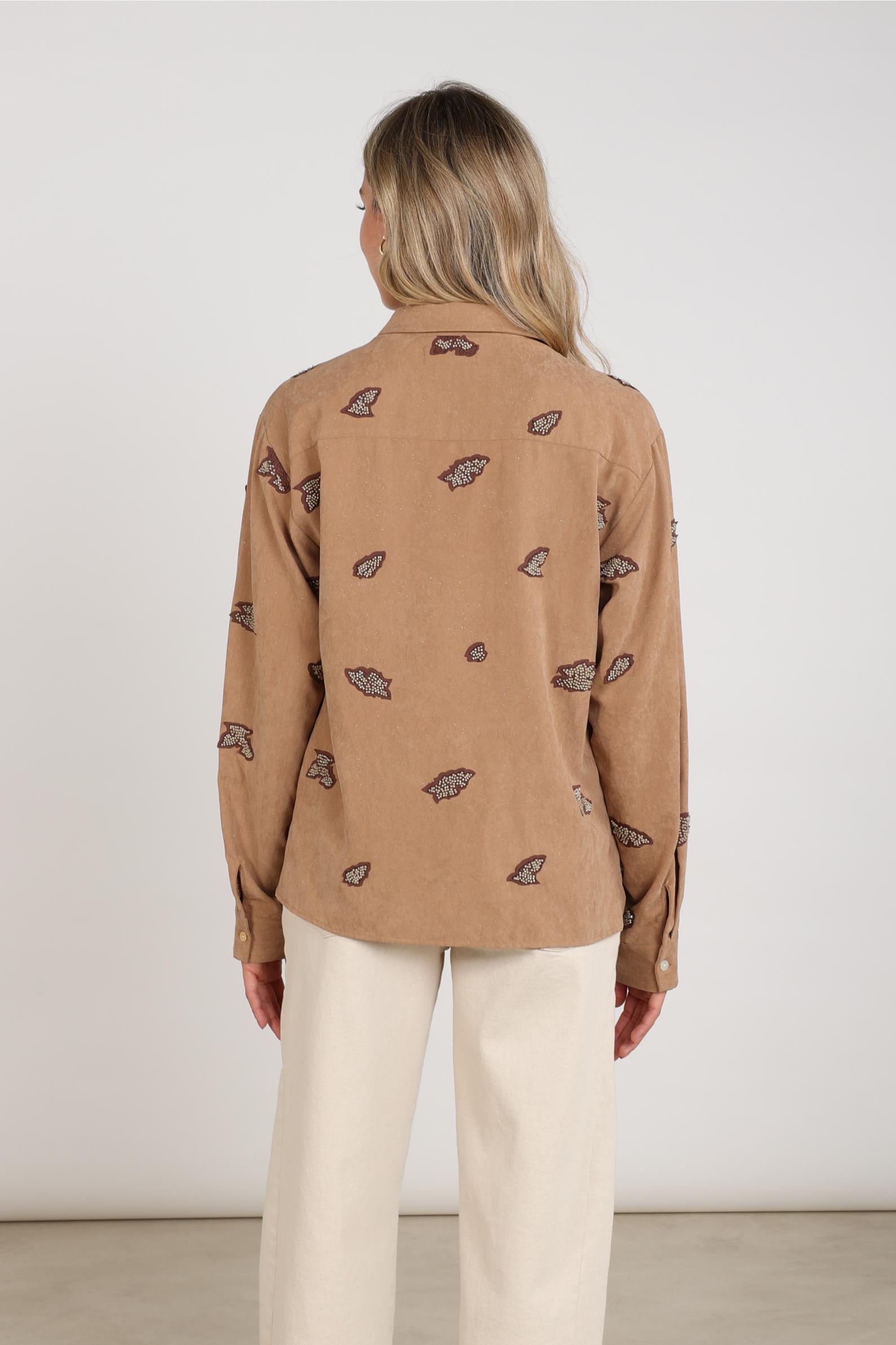 Noor Blouse Beads | Toffee