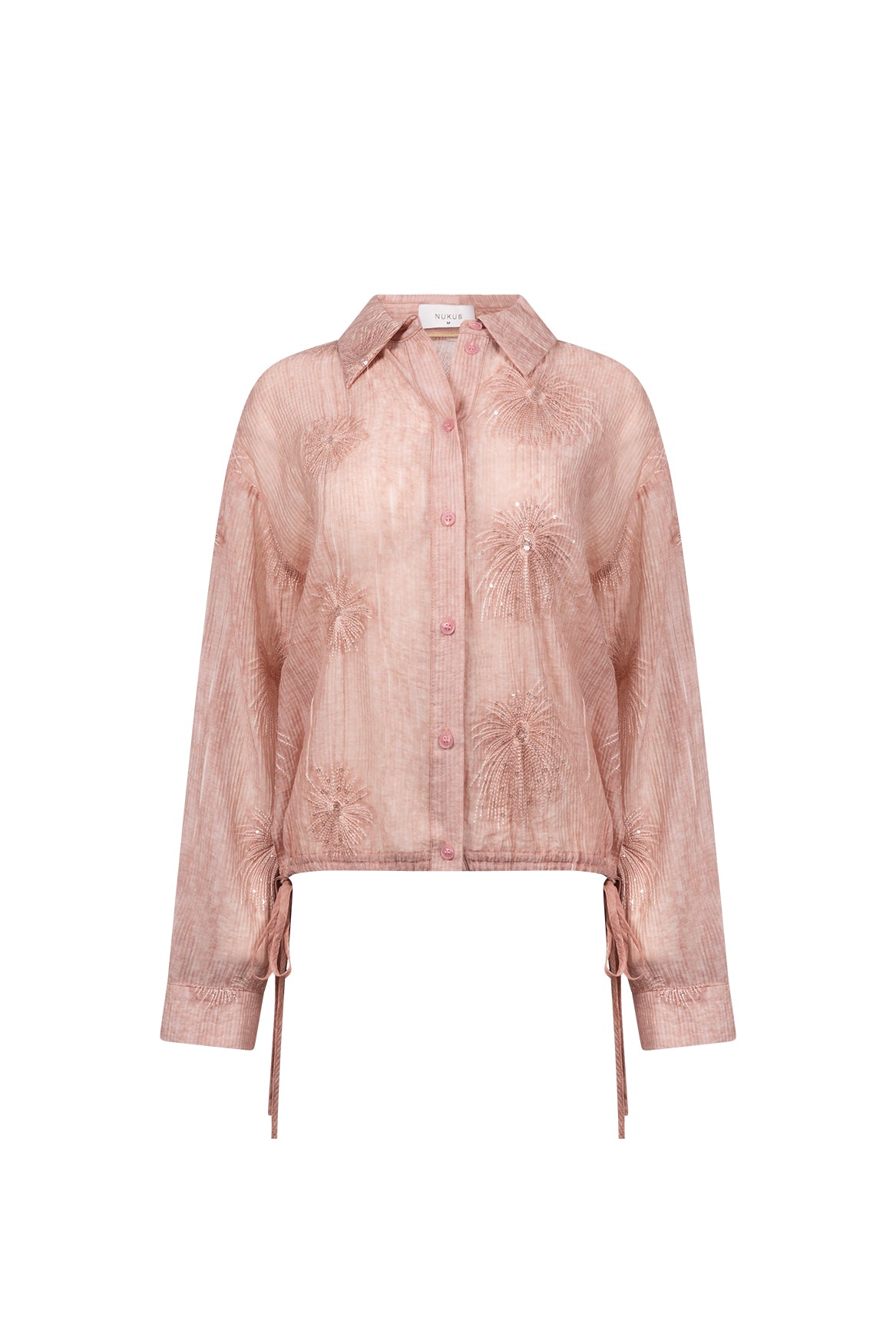 Ally Blouse Embroidery | Rose