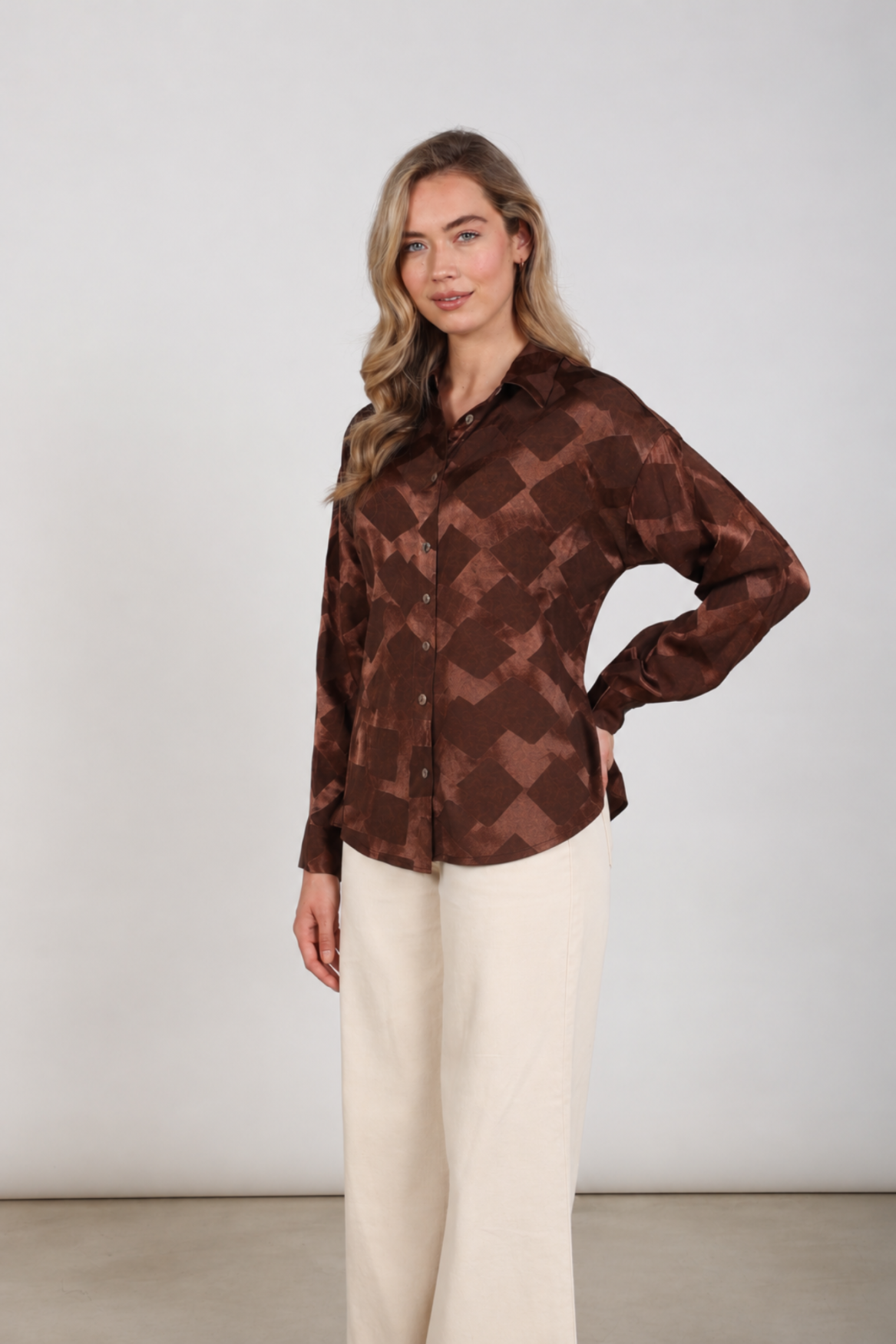 Aneta Blouse | Chocolate