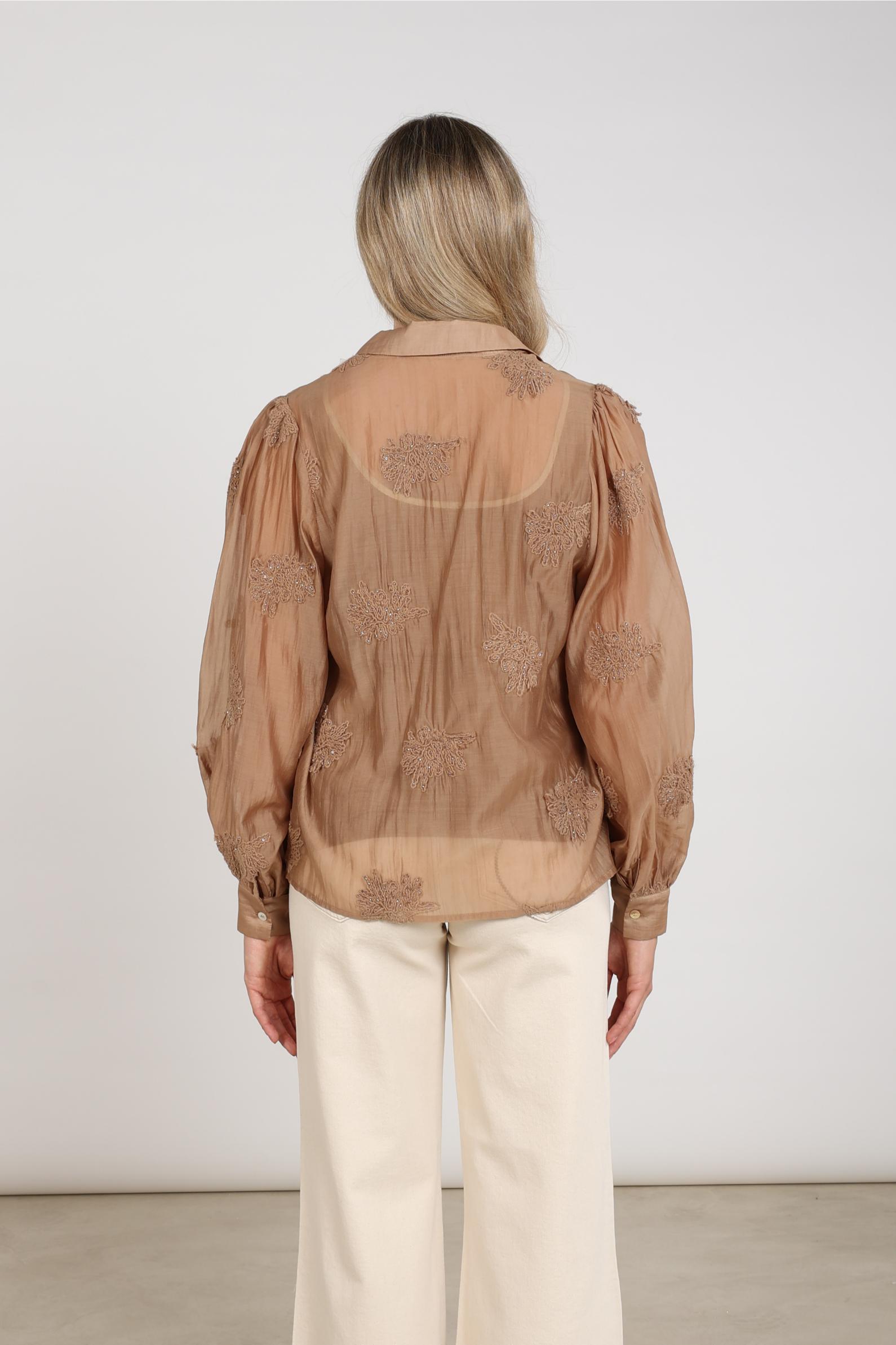 Milanova Blouse Embroidery | Toffee