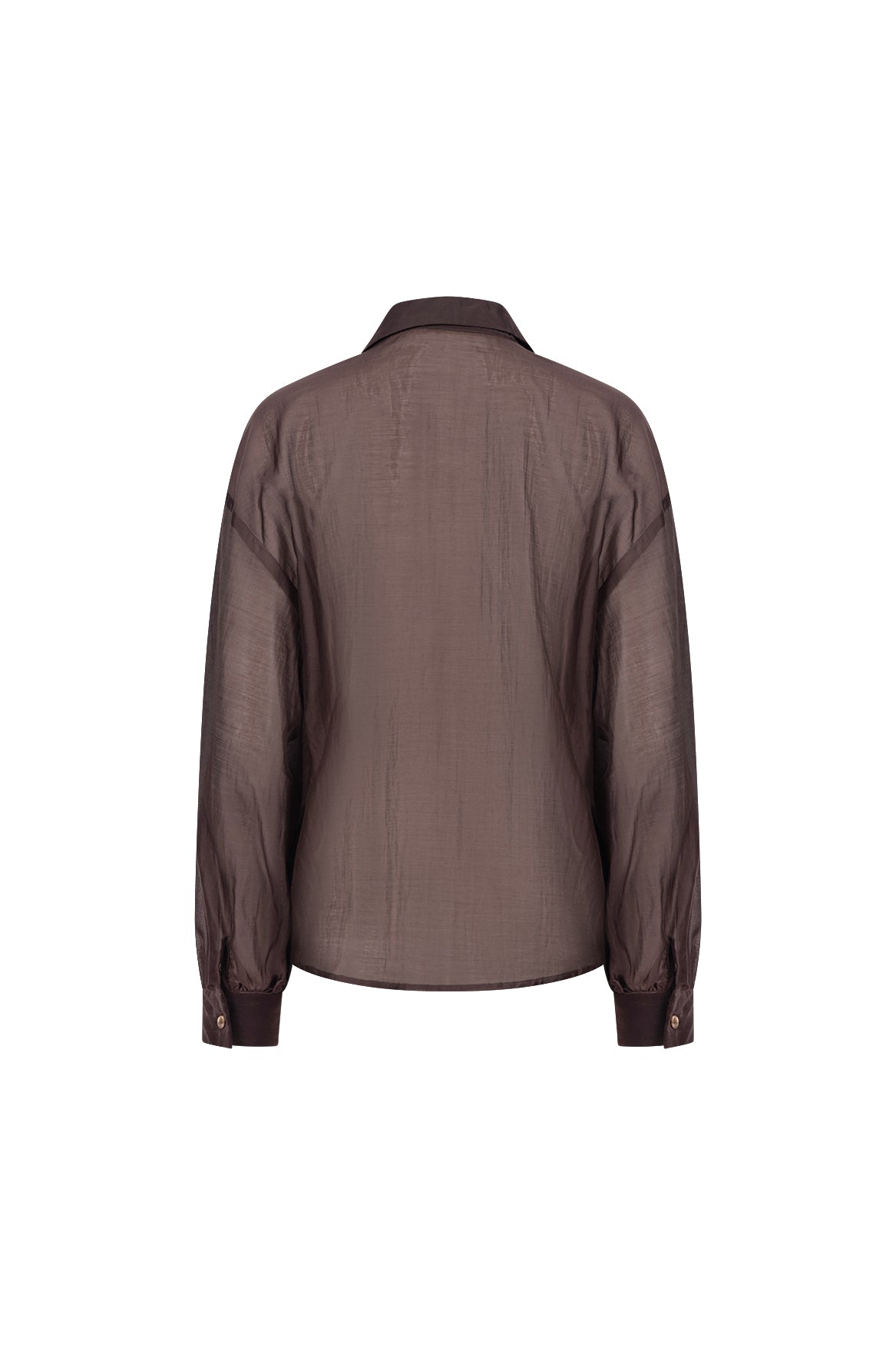 Addie Blouse Embroidery | Chocolate