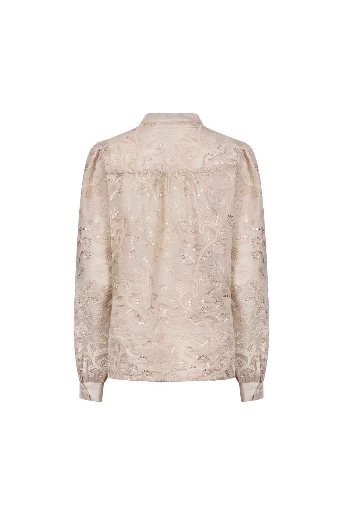 Antonella Blouse Embroidery | Sand