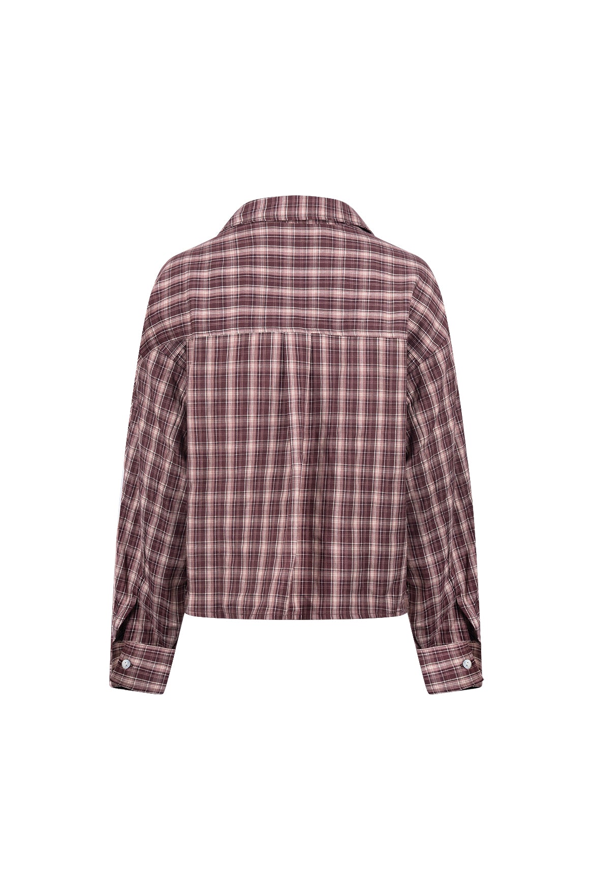 Macy Blouse Check | Cherry/Rose