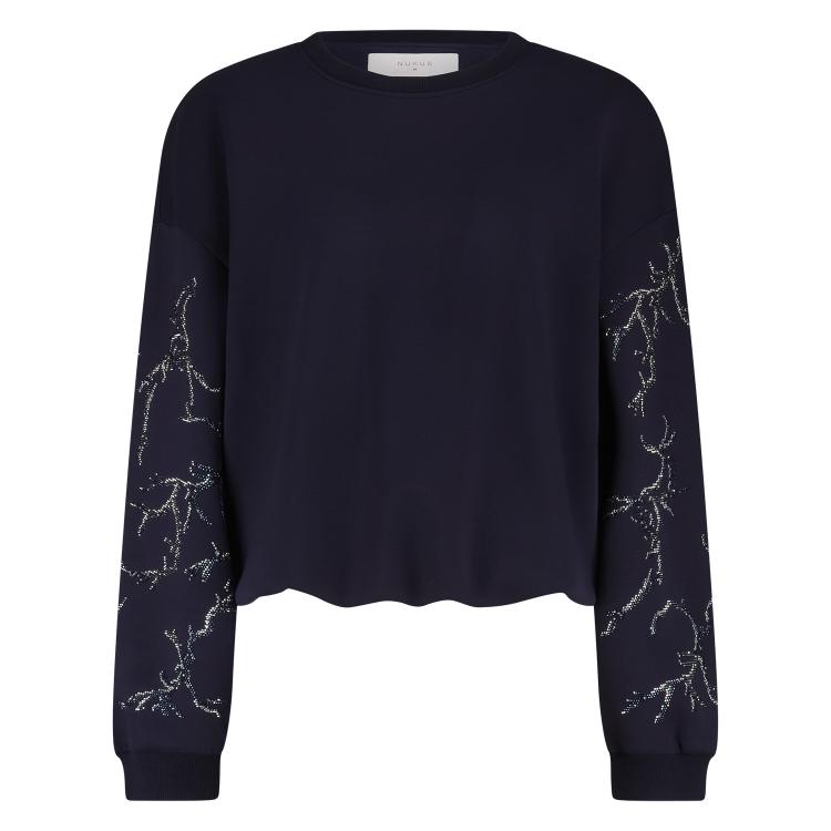 Suzanne Pullover Strass | Navy