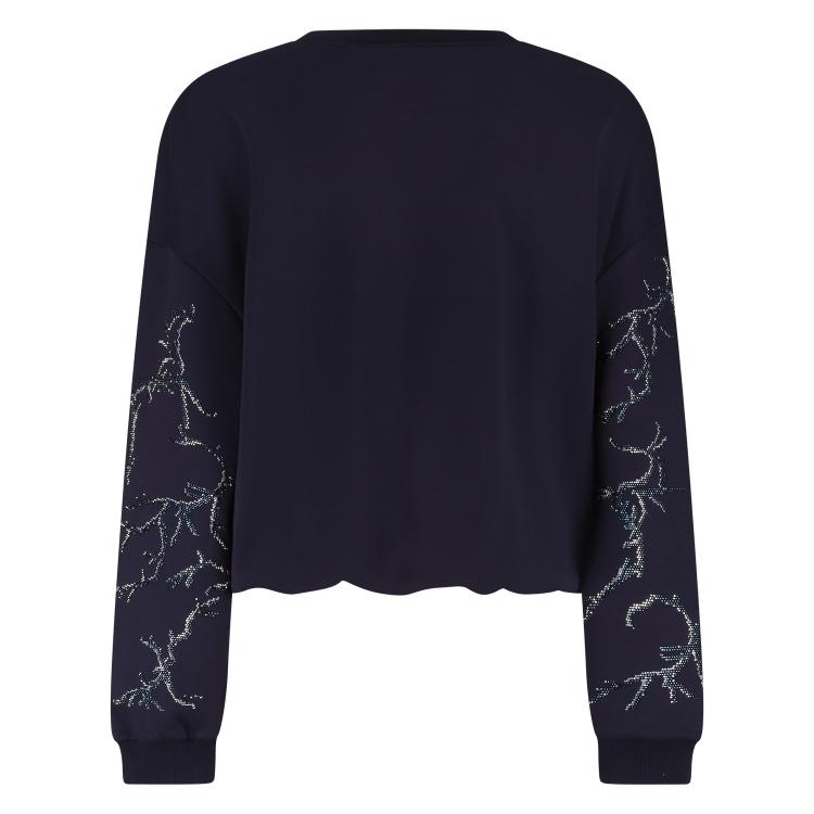 Suzanne Pullover Strass | Navy
