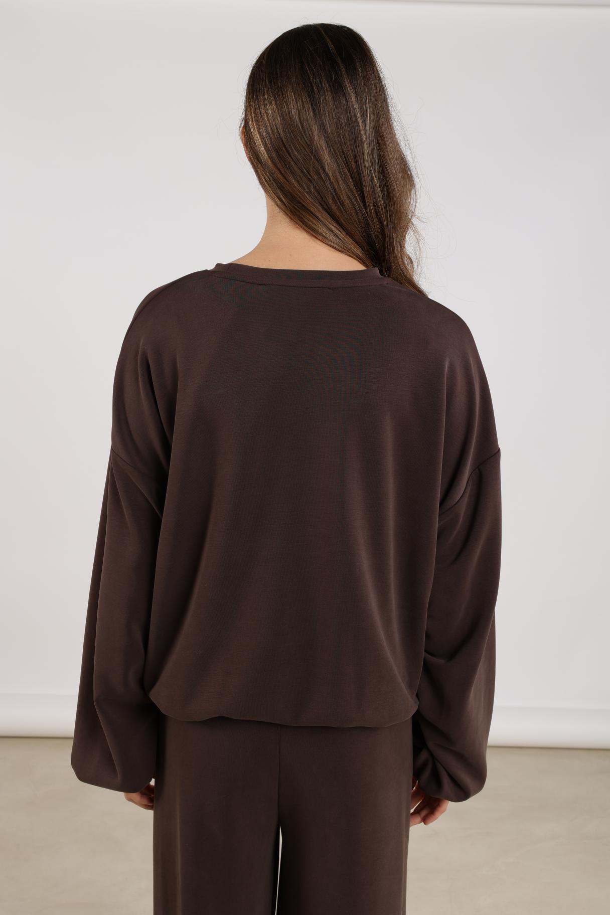 Gabi Pullover | Dark Chocolate