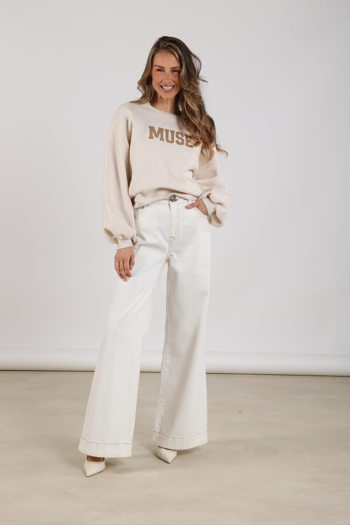 Muse Pullover | Sand Melange