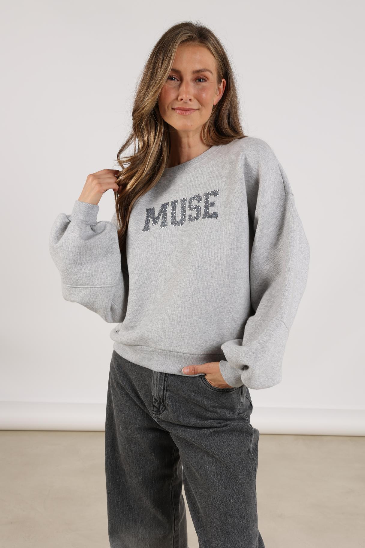 Muse Pullover | Grey Melange