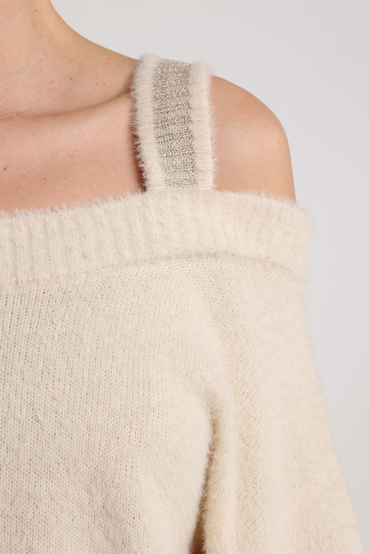 Praag Pullover Lurex | Sand
