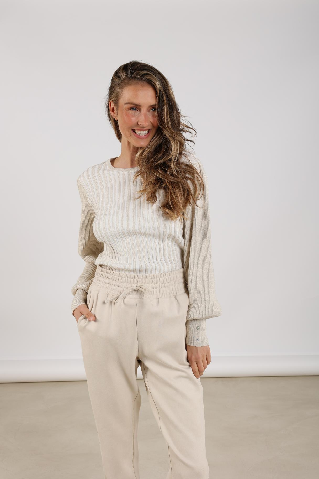 Mulberry Pullover Lurex | Off White