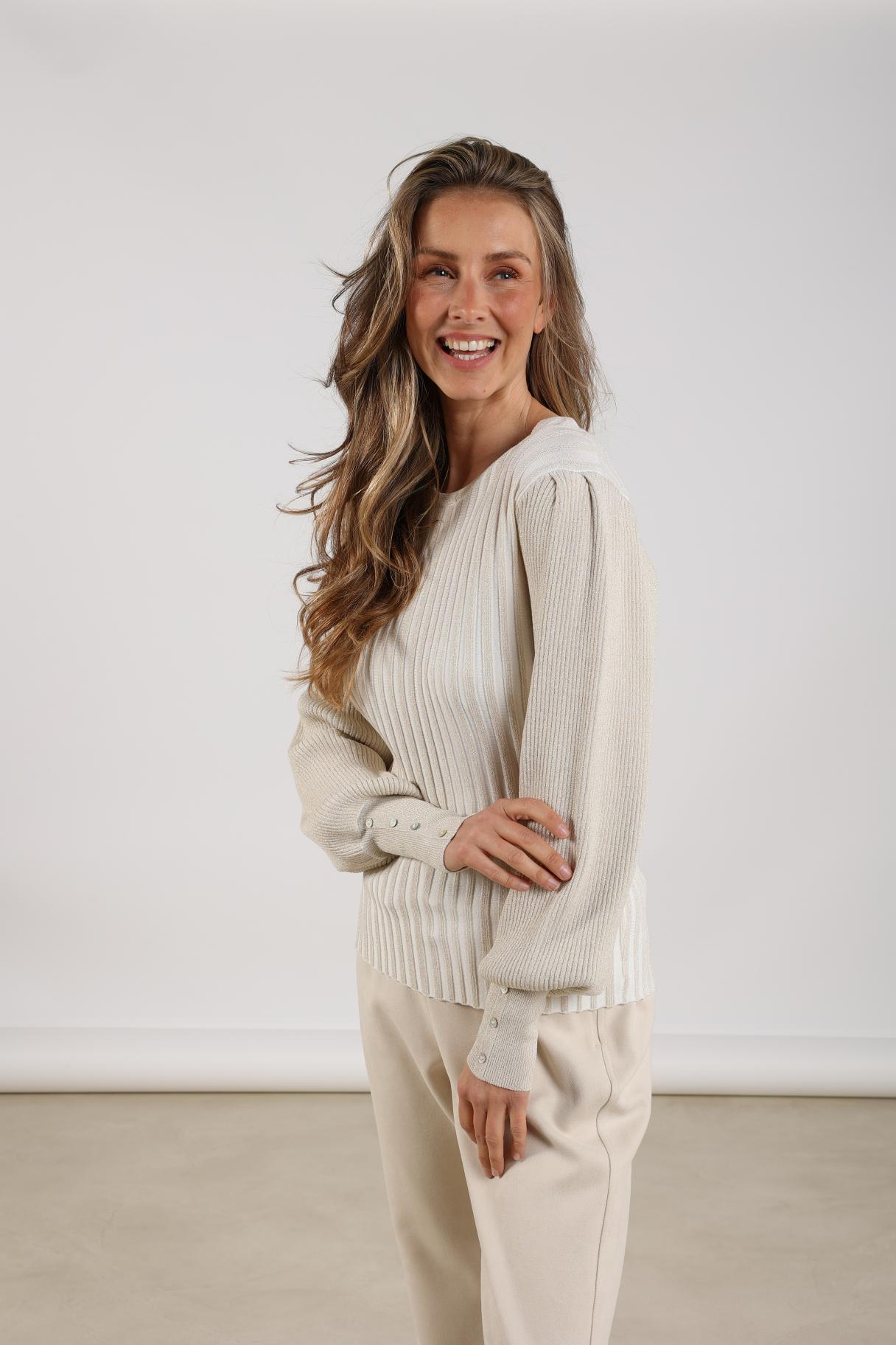 Mulberry Pullover Lurex | Off White