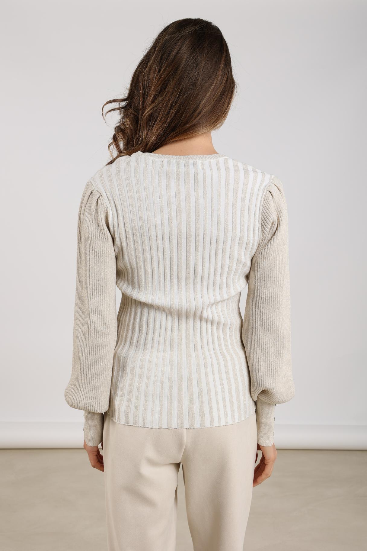 Mulberry Pullover Lurex | Off White