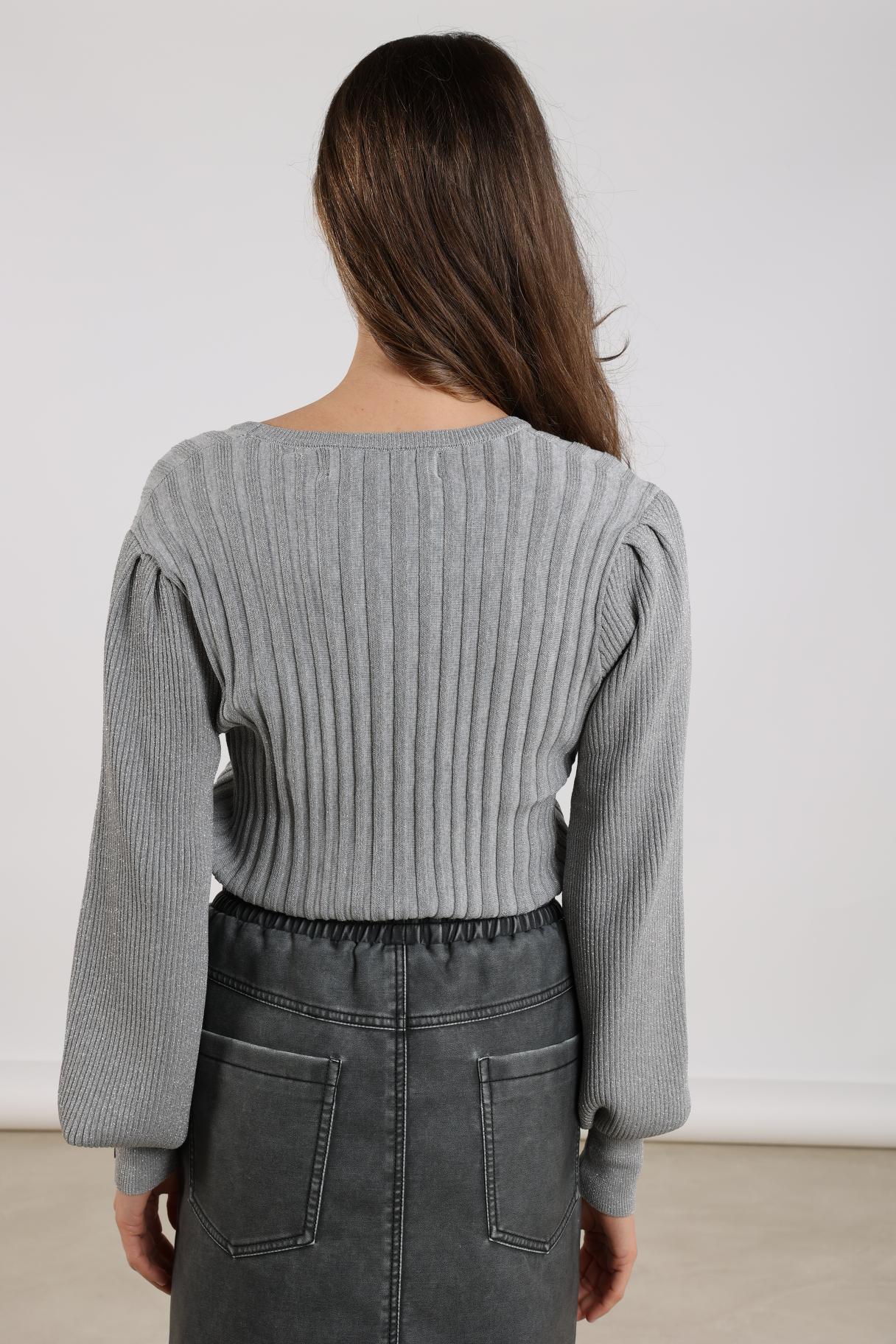 Mulberry Pullover Lurex | Light grey