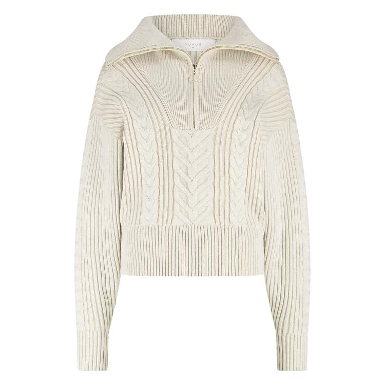 Clair Pullover Zipper | Sand