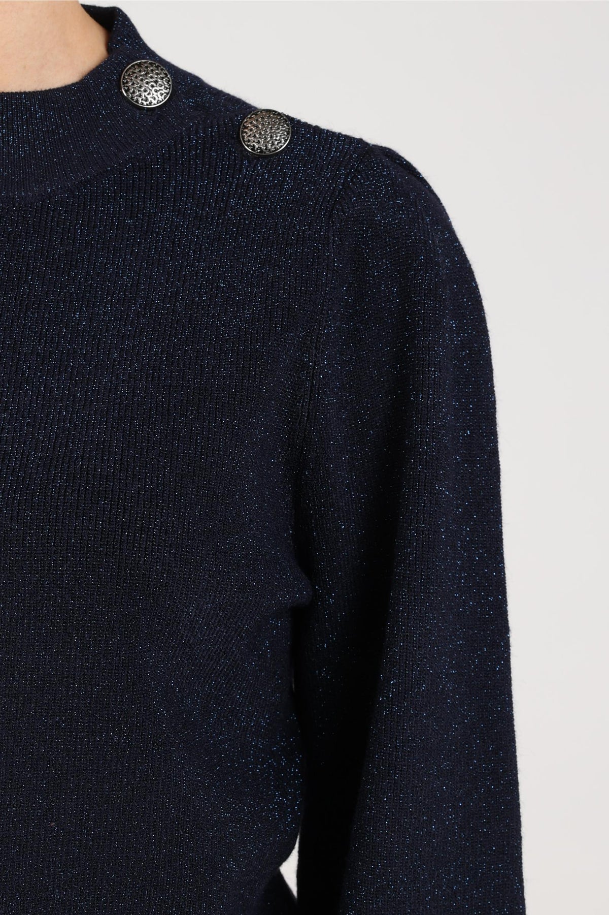Daytona Pullover Lurex | Navy
