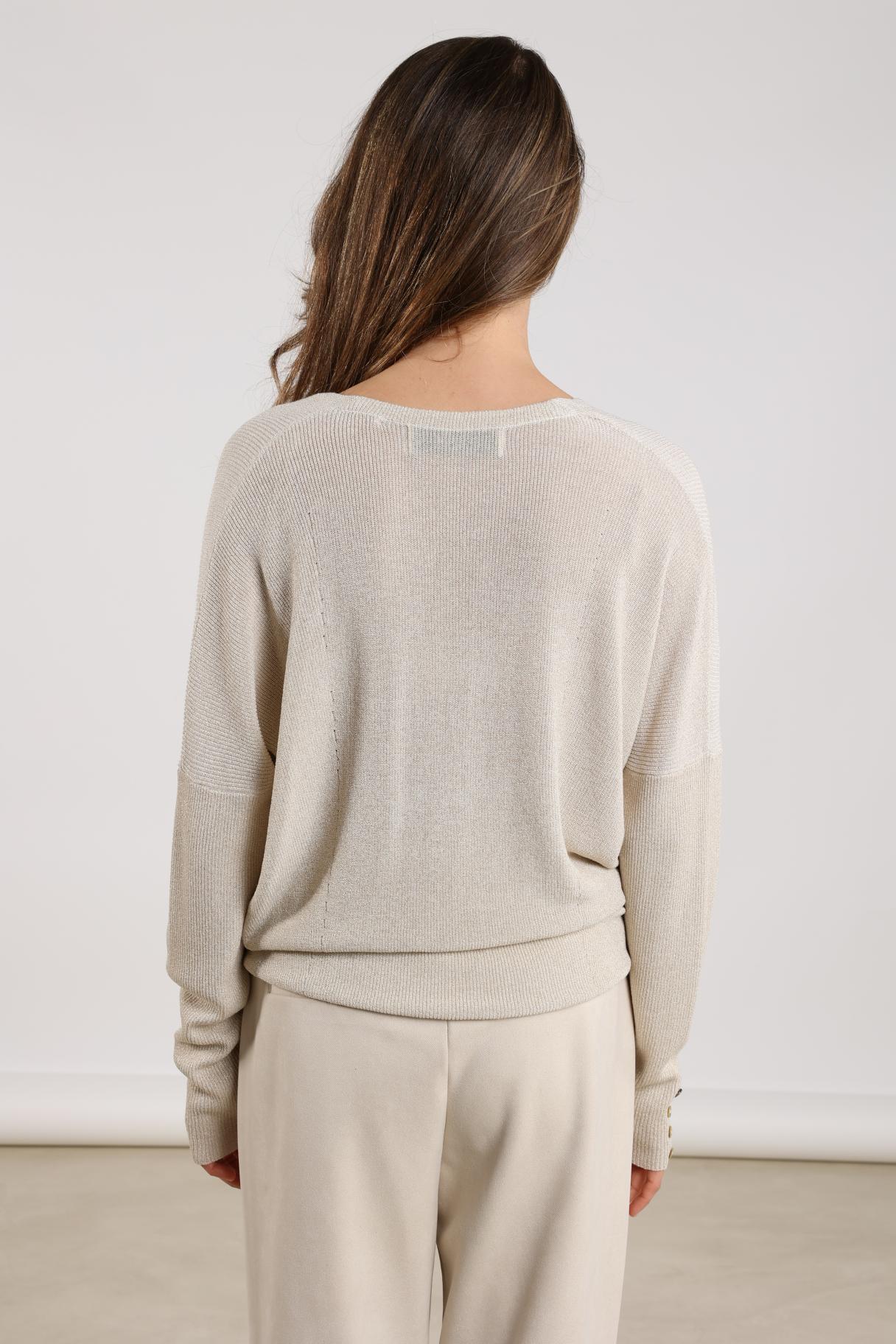 Rosalie Pullover lurex | Off White