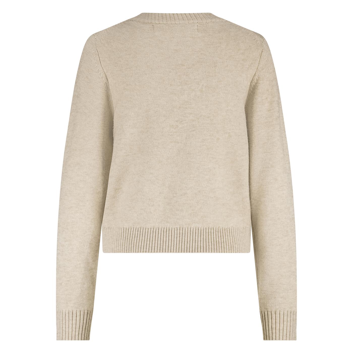 Intarsia Pullover | Sand