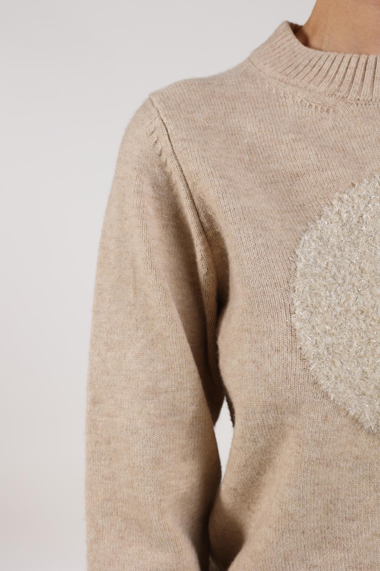 Intarsia Pullover | Sand